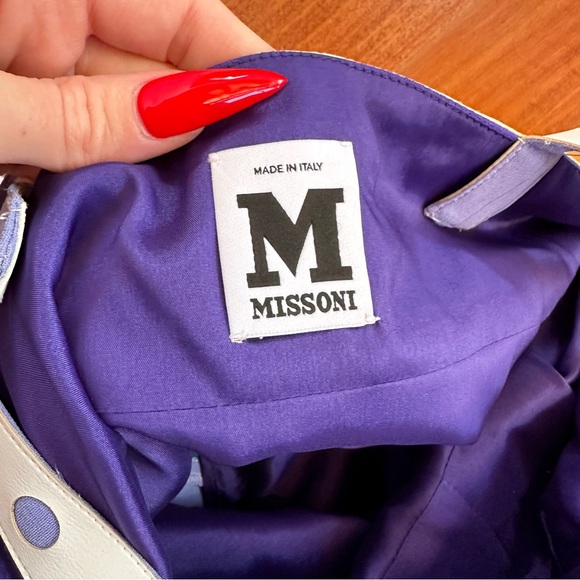 NEW! Missoni Colorful Summer Dress w/Leather Detail - Picture 9 of 11